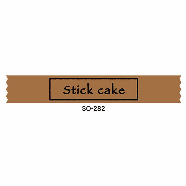 【ゆうパケット対象】ラベルシール クラフト帯 STICK CAKE SO-282 300枚 （1個口：4点まで）